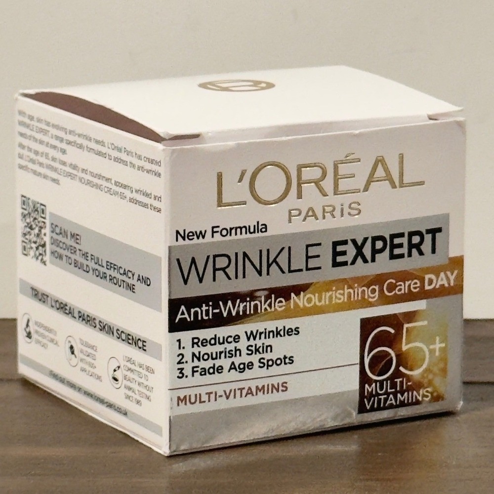 L'Oréal‎ Paris Wrinkle Expert 65+ Day Cream Multi-Vitamins Anti-Wrinkle 50ml NEW